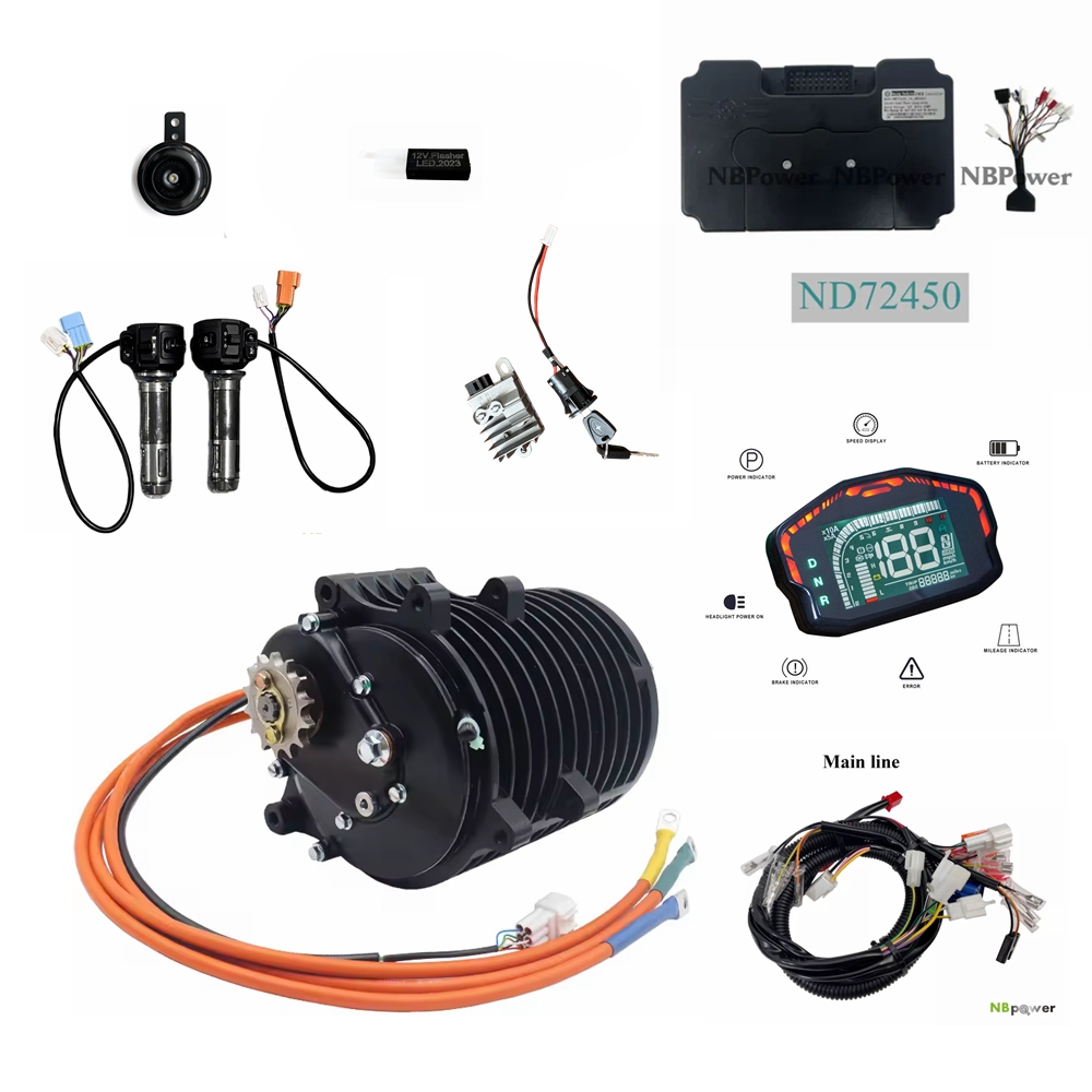 QS 138 3000W V3 70H Mid Drive  - огляд і ціна Mid Drive Motor Kit 72V 3000W