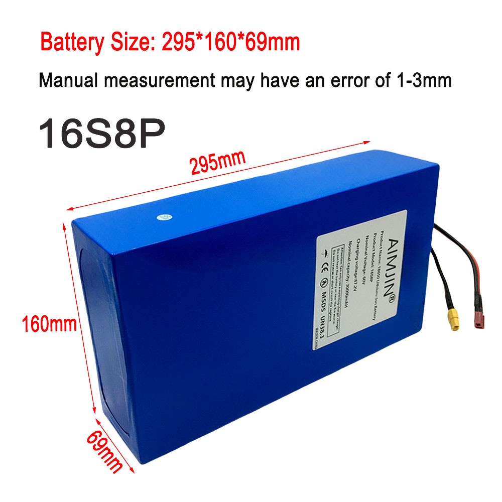 16S8p 1000-3000W Brand New Lit - огляд і ціна 60V 30Ah Electric Scooter Battery